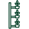 Vertical garden icon